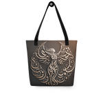 Angel Ascending - arabic calligraphy loubna tote