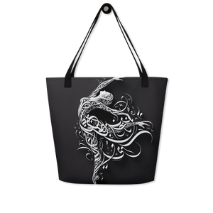 
                  
                    Ballet in Script black arabic calligraphy loubna tote
                  
                