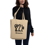 Dreams arabic calligraphy loubna tote