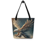 Eagle’s Descent arabic calligraphy loubna tote