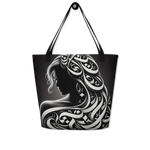 Elegance in Portraiture arabic calligraphy loubna tote