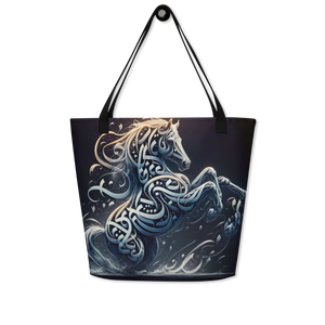 
                  
                    Galloping Script arabic calligraphy loubna tote
                  
                