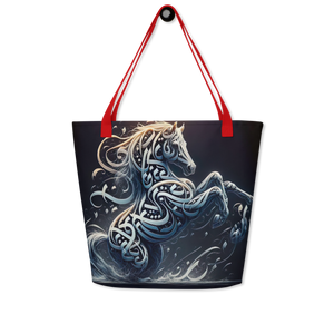 
                  
                    Galloping Script arabic calligraphy loubna tote
                  
                