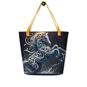 
                  
                    Galloping Script arabic calligraphy loubna tote
                  
                