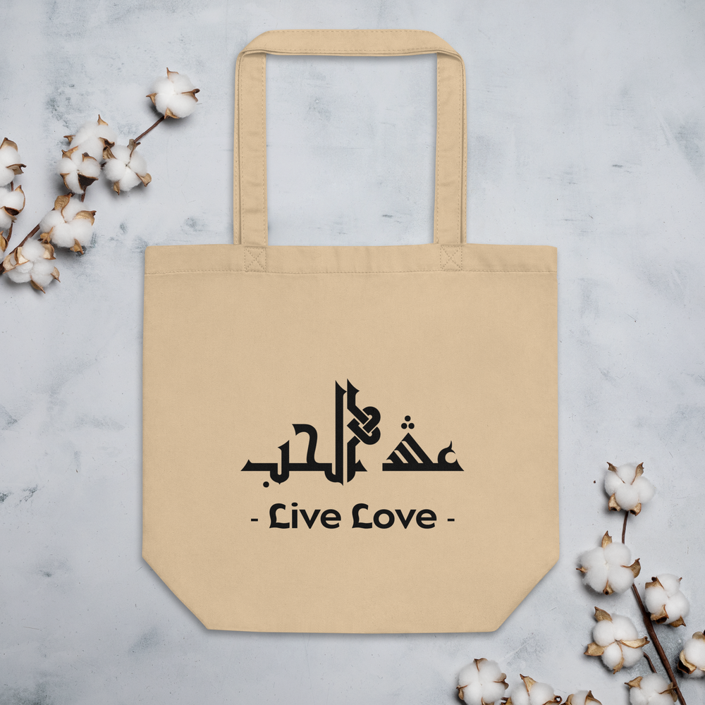 
                  
                    Live Love arabic calligraphy loubna tote
                  
                