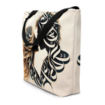 Romantic Script arabic calligraphy loubna_tote