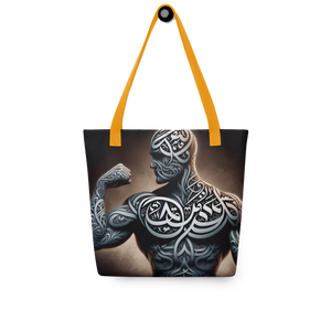 
                  
                    Strength in Script arabic calligraphy loubna tote
                  
                